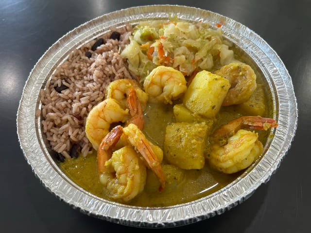 Curry Shrimp & Potatoes.
