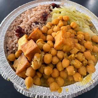Curry Chickpeas & Tofu