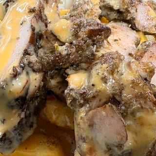 Jerk Chicken Loaded Fries