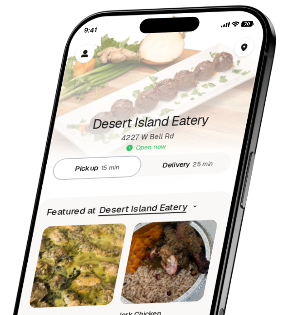Desert Island Eatery app preview